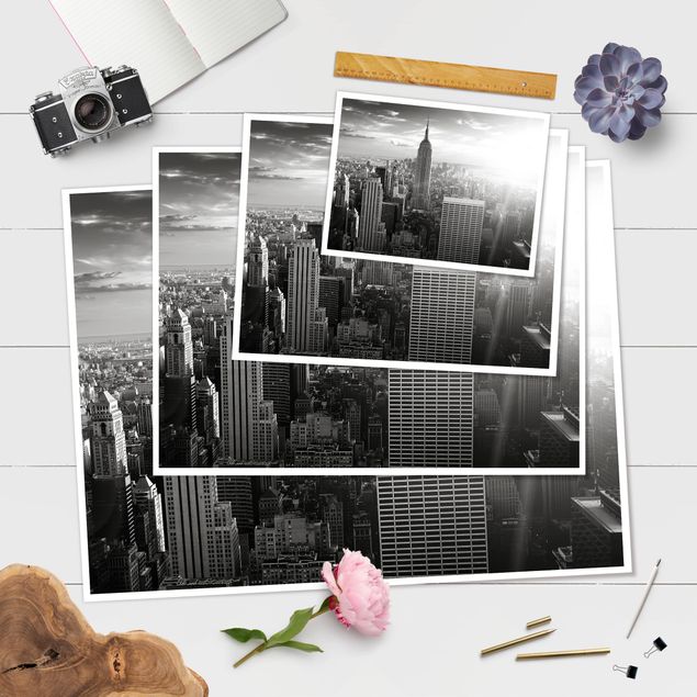 Poster print Manhattan Skyline
