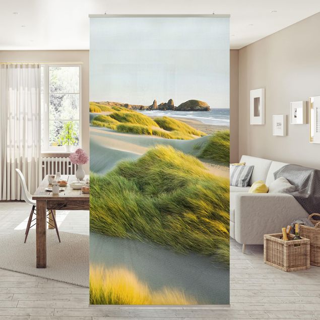 Room divider panels Dunes And Grasses At The Sea