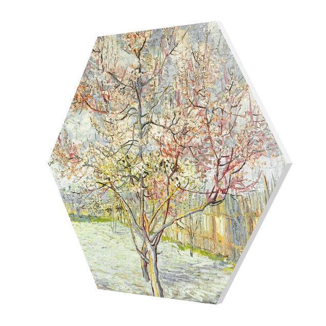 Landscape canvas prints Vincent van Gogh - Flowering Peach Trees