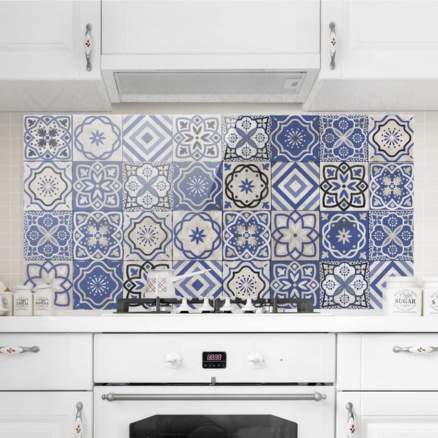 Kitchen Mediterranean Tile Pattern
