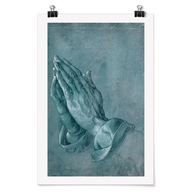 Posters art print Albrecht Dürer - Study Of Praying Hands