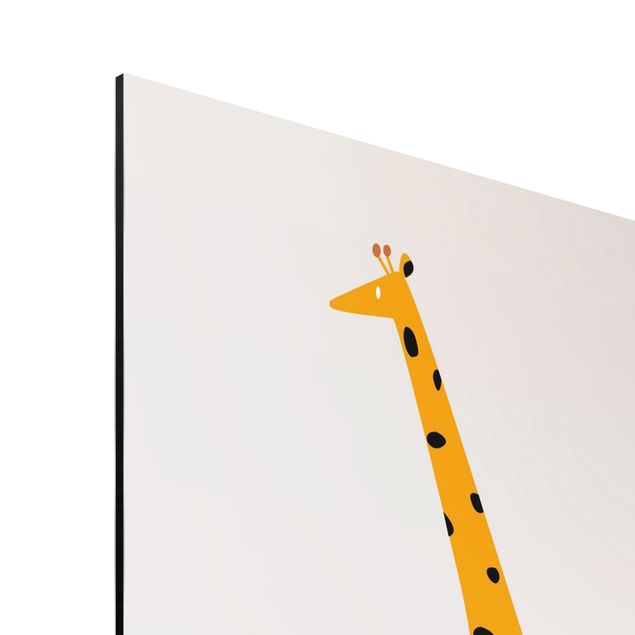 Prints nursery Yellow Giraffe