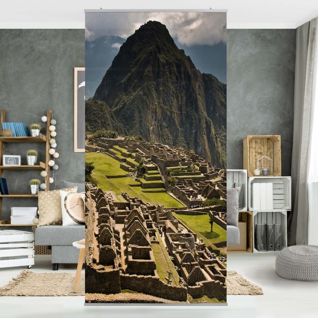 Room divider screen Machu Picchu