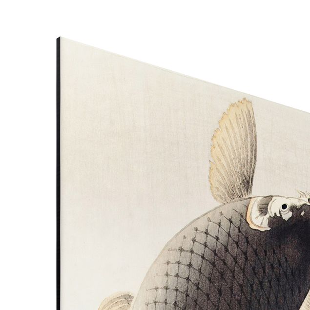 Retro photo prints Vintage Illustration Asian Fish II