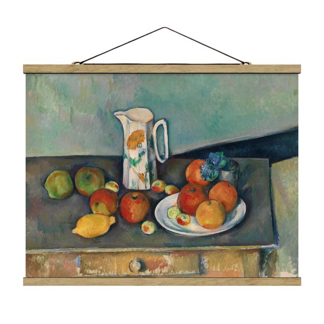 Art style Paul Cézanne - Still Life With Milk Jug And Fruit