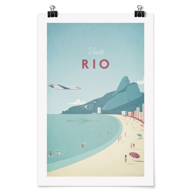 Sea life prints Travel Poster - Rio De Janeiro