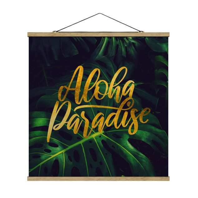 Floral canvas Jungle - Aloha Paradise