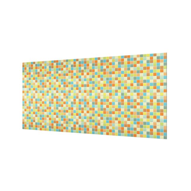 Glass Splashback - Mosaic Tiles Sommerset - Landscape 1:2