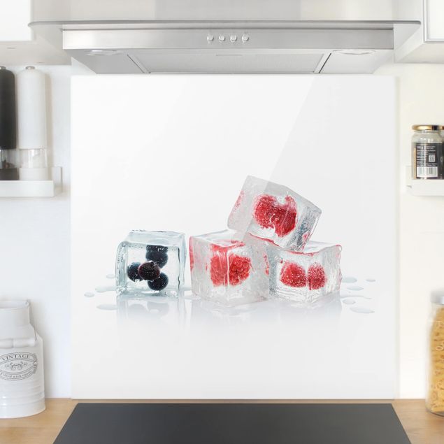 Kitchen Fruits In Ice Cube