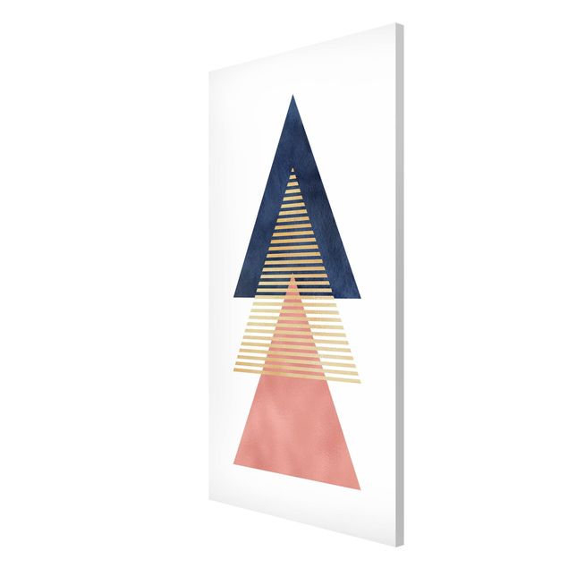 Modern art prints Three Triangles