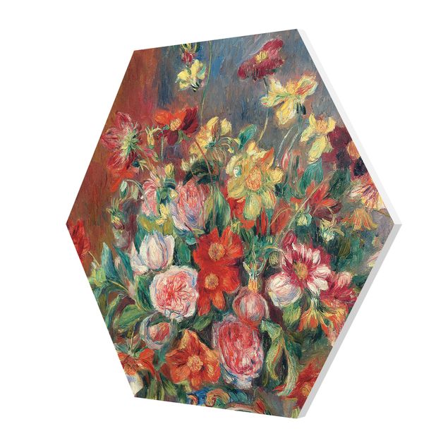 Floral prints Auguste Renoir - Flower vase