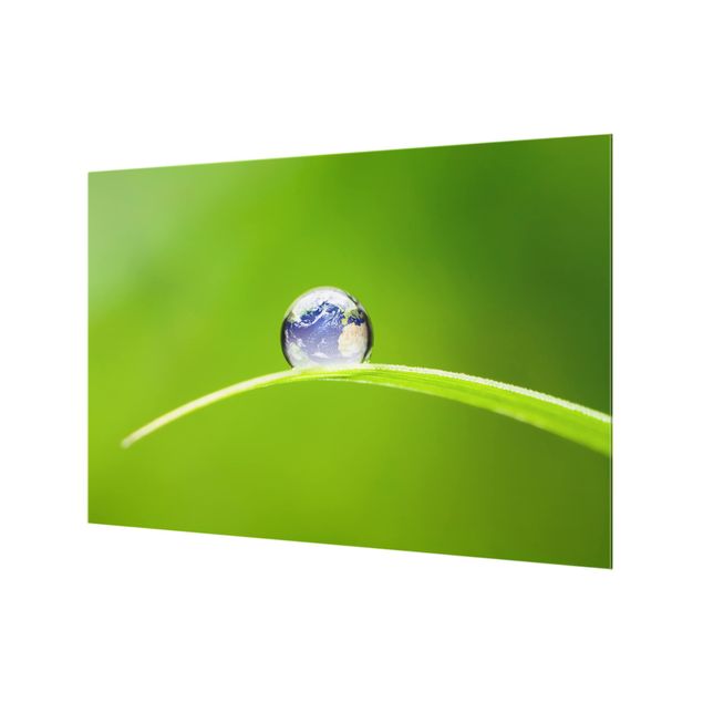 Glass Splashback - Green Hope - Landscape 2:3
