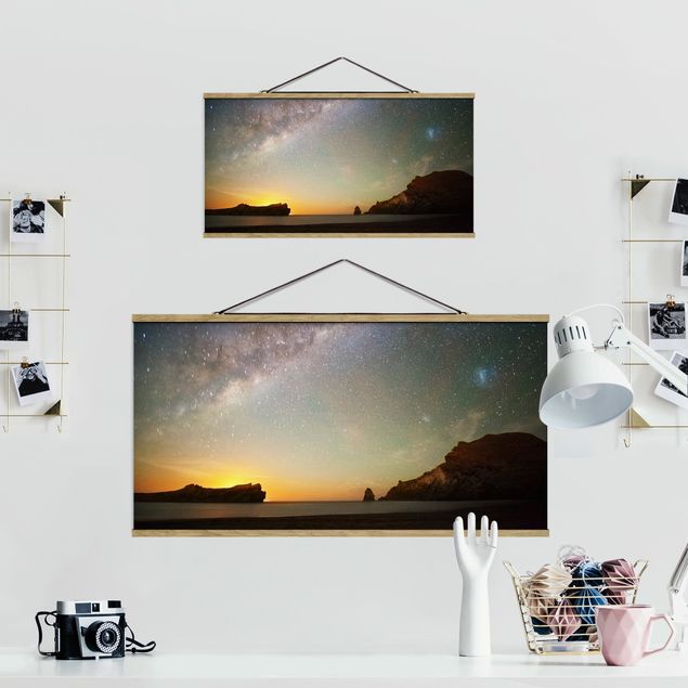 Prints nature Starry Sky Above The Ocean