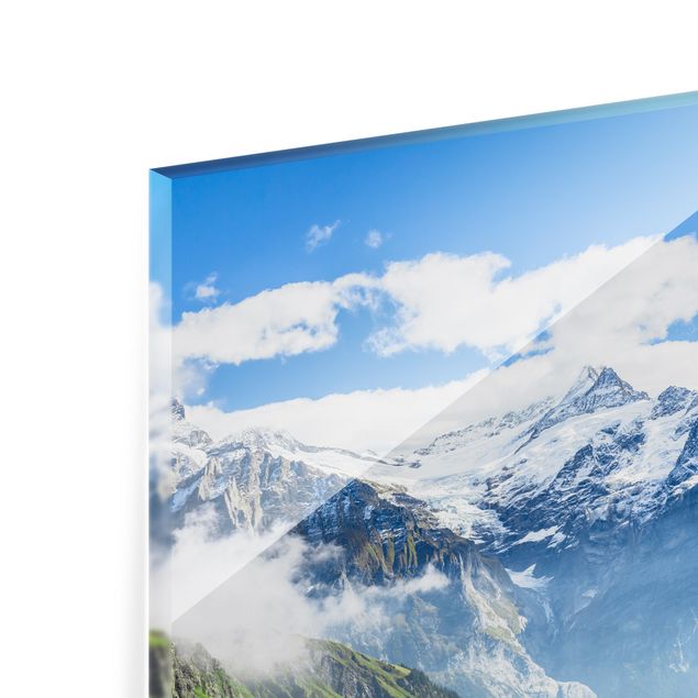 Splashback - Swiss Alpine Panorama - Landscape format 4:3