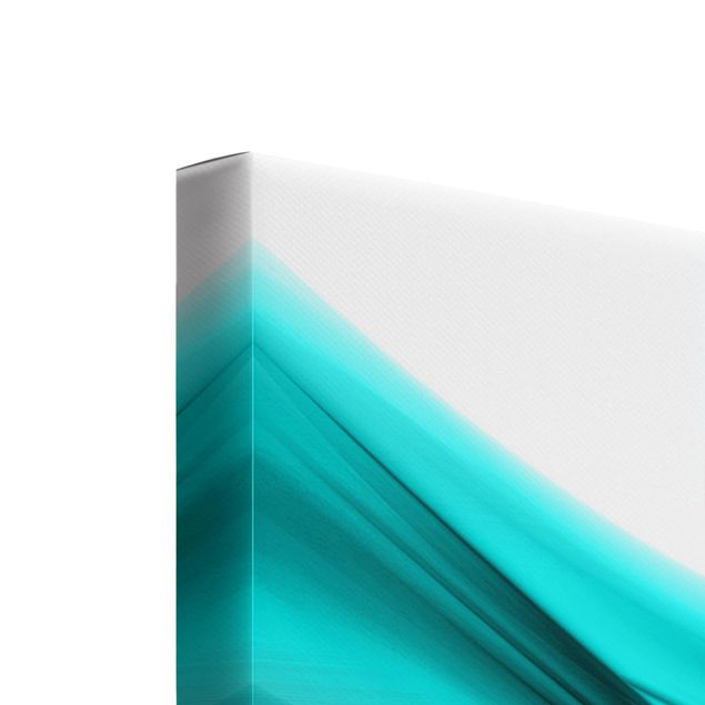 Print on canvas 3 parts - Turquoise Design