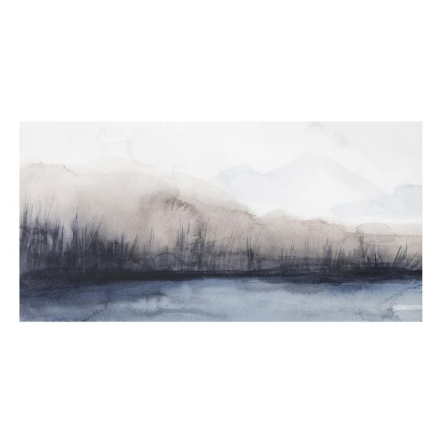 Glass Splashback - Lakeside With Mountains II - Landscape 1:2