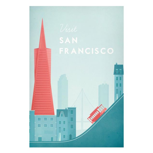 Art prints Travel Poster - San Francisco
