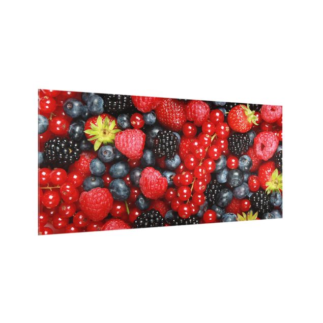 Glass splashbacks Fruity Berries