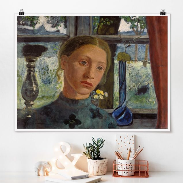 Kitchen Paula Modersohn-Becker - Girl'S Head In Front Of A Window