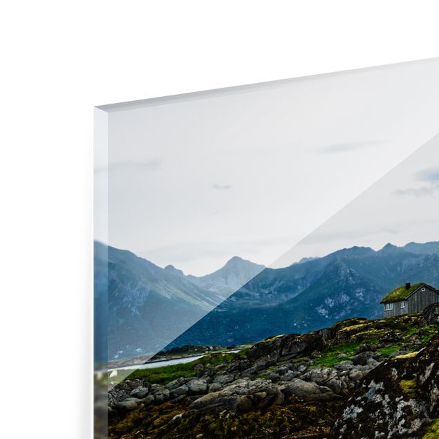 Splashback - Desolate Hut In Norway - Landscape format 3:2