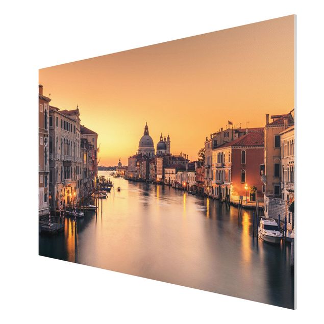 Modern art prints Golden Venice