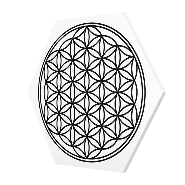 Turquoise prints Flower of Life