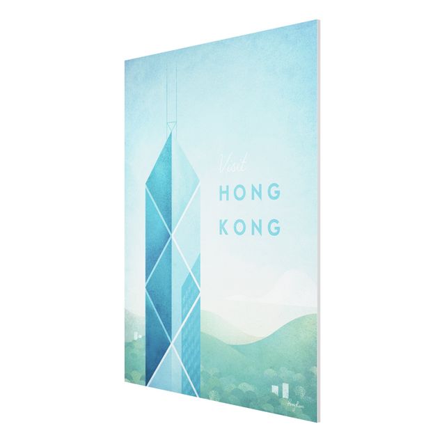 Canvas art Travel Poster - Hong Kong