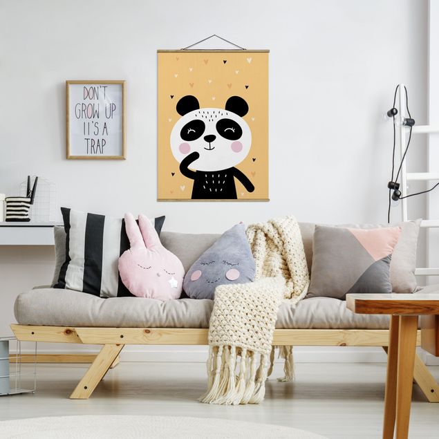 Animal canvas The Happiest Panda