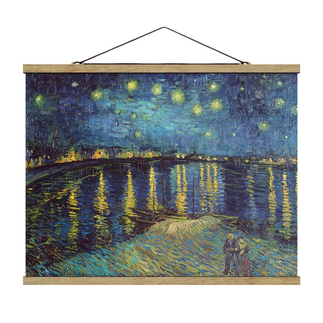 Post impressionism Vincent Van Gogh - Starry Night Over The Rhone