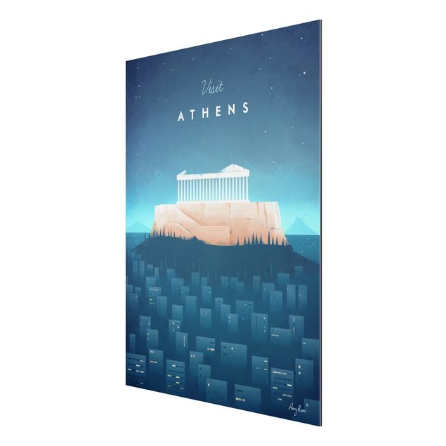 Vintage wall art Travel Poster - Athens