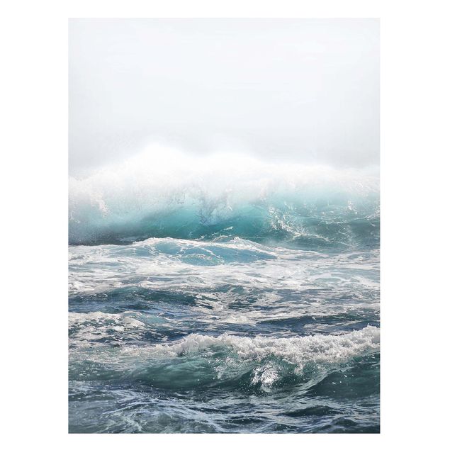 Landscape canvas prints Large Wave Hawaii