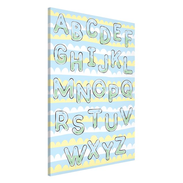 Kids room decor I Am Learning The Alphabet From A To Z