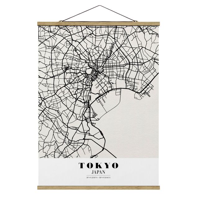 Prints maps Tokyo City Map - Classic