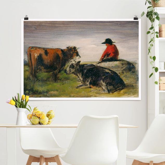 Kitchen Wilhelm Busch - Shepherd with Cows