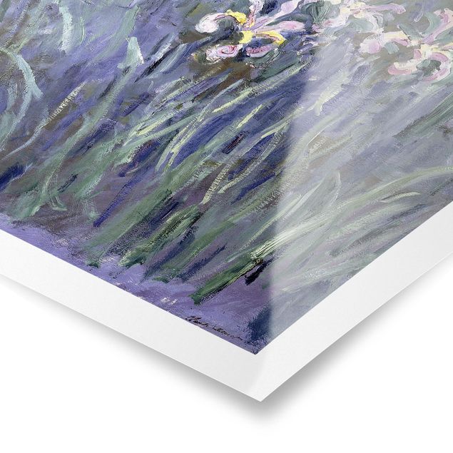 Prints floral Claude Monet - Iris