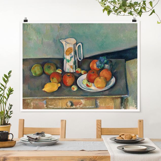 Kitchen Paul Cézanne - Still Life With Milk Jug And Fruit
