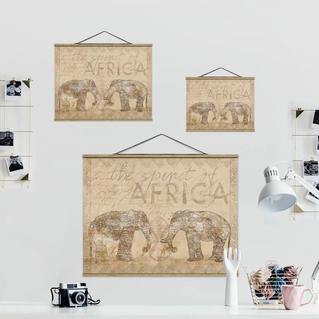 Andrea Haase Vintage Collage - Spirit Of Africa