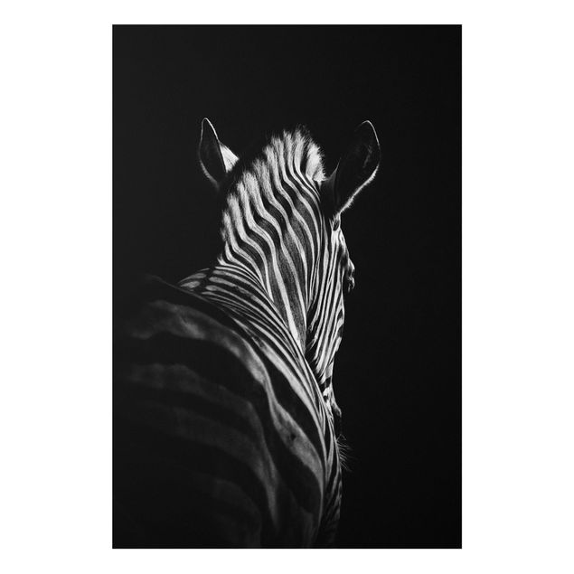 Prints zebra Dark Zebra Silhouette