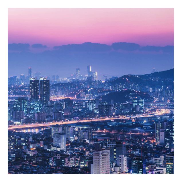 Asian prints Skyline Of Seoul