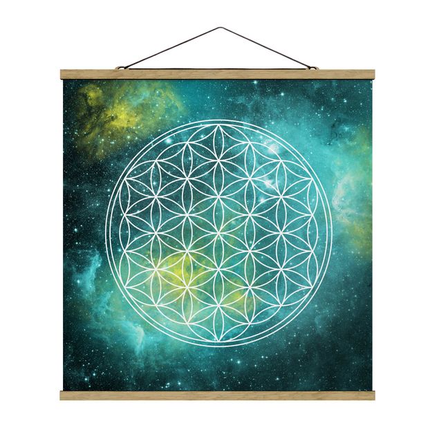 Prints patterns Flower Of Life In Starlight
