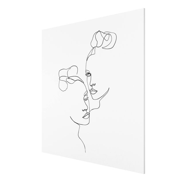 Art posters Line Art Faces Women Black And White