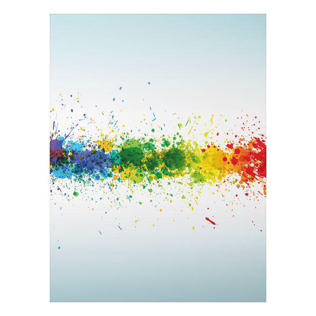 Prints abstract Rainbow Splatter