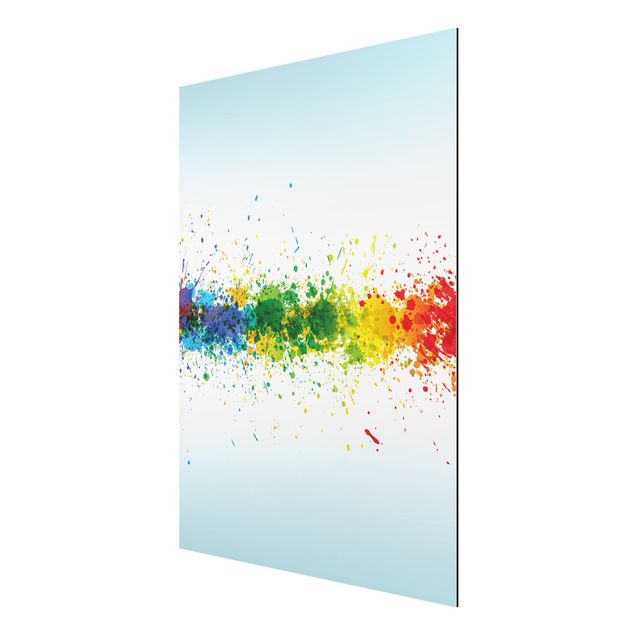 Modern art prints Rainbow Splatter
