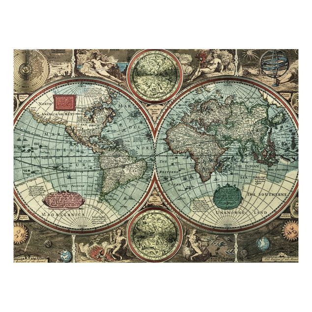 Vintage wall art The Old World