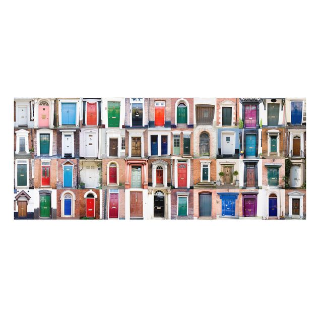 Contemporary art prints 100 Doors
