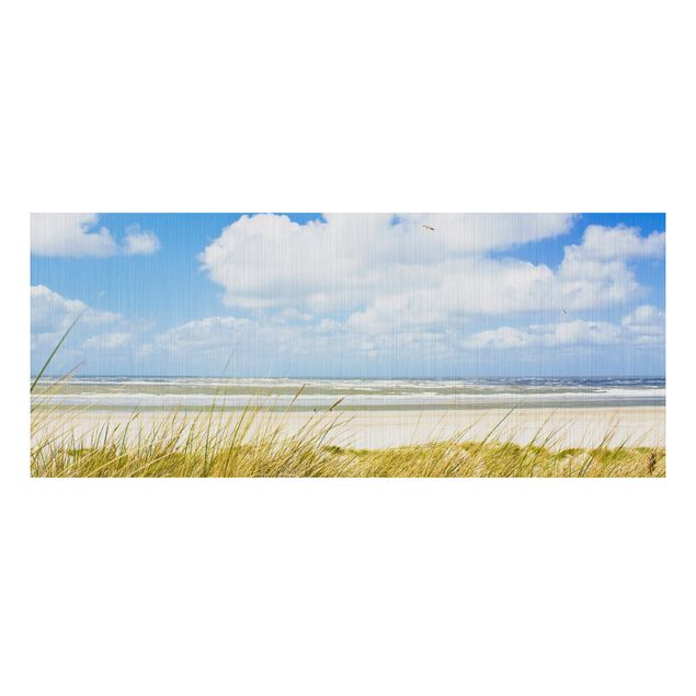 Prints landscape On the North Sea coast panorama