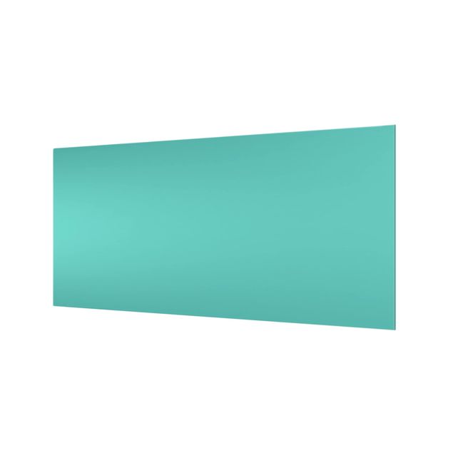 Glass Splashback - Turquoise - Landscape 1:2