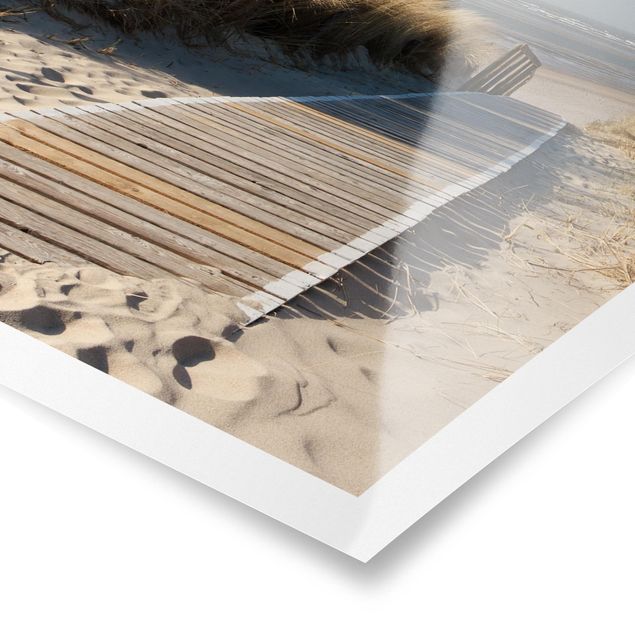 Landscape poster prints Baltic Sea Beach