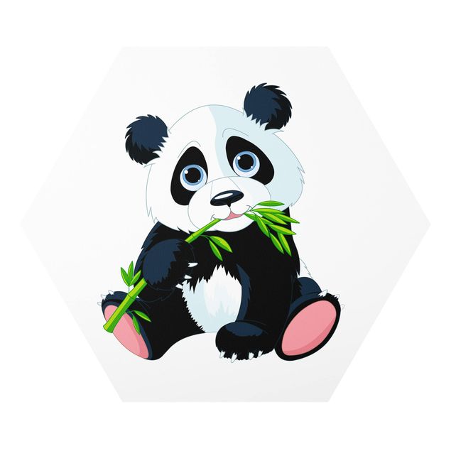 Contemporary art prints Nibbling Panda