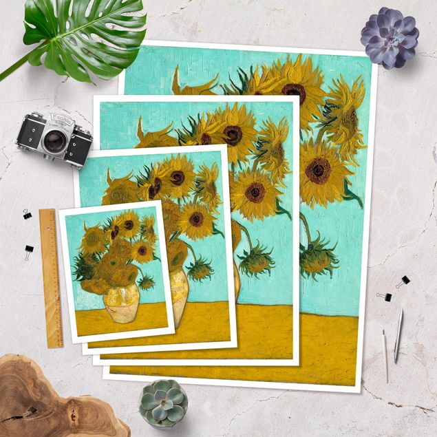 Art posters Vincent van Gogh - Sunflowers